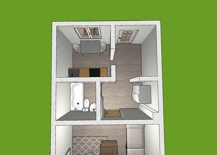 Emas 3 Mit 2 Einzelbetten, Kueche, Wlan, Tv